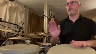 Conga Lesson: Diddle This Left Hand Combinations Ex 7-10 @ 120BPM