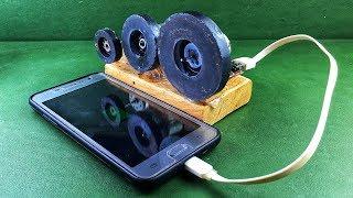 Free Energy Dynamo Mobile Charging Self Running Generator 100% With Magnets At Home