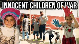 We Meet The Innocent Children Living In Azraq, Syrian Refugee Camp