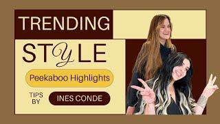 Dentro de Conde Hair Salon - TRENDING STYLE: Peekaboo Highlights