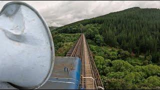 Drivers eye view - Taieri Gorge Railway - Dunedin to Hindon in 4K