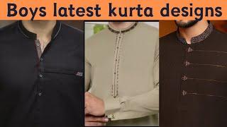 boys latest kurta design 2024 || men's kameez trending designs.