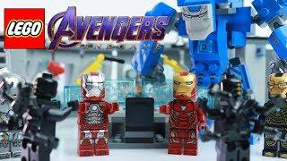 Lego Avengers Endgame Iron Man Hall of Armour 76125 StopMotion Build & Animation