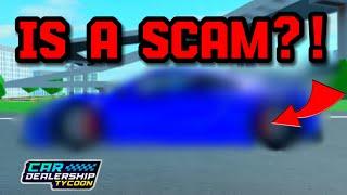 THIS CAR IS A SCAM IN Car Dealership tycoon?! | Mird CDT