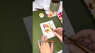 Watercolor Brush Lettering
