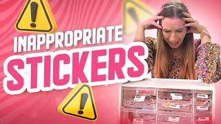 The ULTIMATE Inappropriate Sticker Bin Tour!