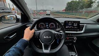 KIA Stonic [1.0 T-GDI 100 HP Automatic Transmission] | POV Test Drive #187 | POV Driver. TV | ASMR