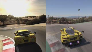 The Corkscrew at Laguna Seca in 50 different racing games (Forza, Gran Turismo and many more)