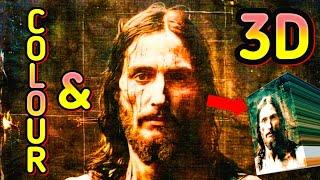 Colourised & 3D Images of FACE OF JESUS - AI Generated from SHROUD of Turin!