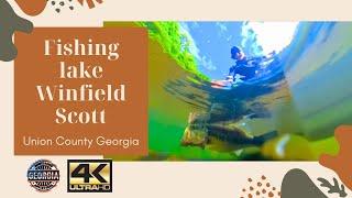 Kayak Fishing Lake Winfield Scott 4K