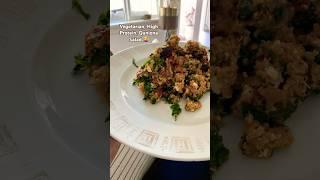 High Protein Veggie Mediterranean Quinoa Salad !!! #food #healthyfam #cooking #vegetarian