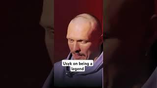 Usyk on being a legend new interview #usky