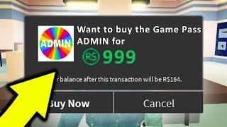 How To Make A Working Admin Gamepass On Roblox Studio! (STILL WORKS IN 2024!)