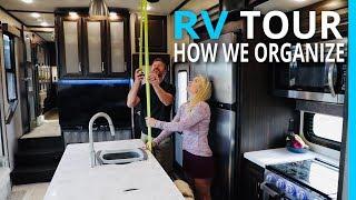 RV TOUR: How We Organize Our Grand Design Momentum 399TH