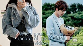 Bts ff] reacting to y/n's tiktok videos[Jin as your husband]