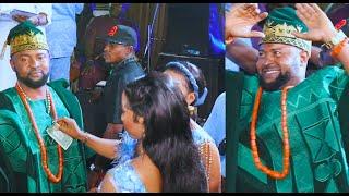 Akin Olaiya's Birthday Party Lights Up as Two Lovely Ladies Dance & spray him Dollars