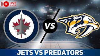 Winnipeg Jets vs Nashville Predators LIVE GAME REACTION & PLAY-BY-PLAY