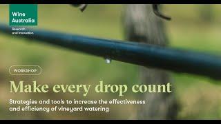 Make Every Drop Count agtech workshop – Clare Valley