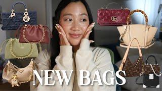 NEW BAGS ft. Bamboo Gucci Tote, LV Slouchy MM, new Loewe colors & SO Much More! {ep.18}