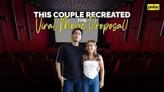 This Couple Recreated the Viral Movie Proposal!