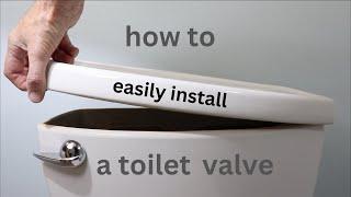 How To Replace ● a Toilet Valve That's Noisy, Slow Filling or Won't Stop Running