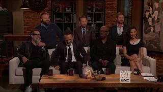 Talking Dead S07E16 people taking shots at Andrew Lincoln (Rick)