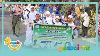 Kakak Alvaro ikut Pawai Isra Mi'raj TK Al husna - MEMOKU