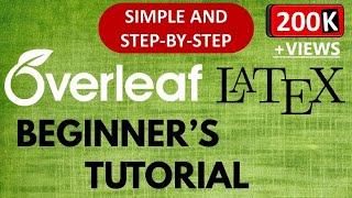 Overleaf Tutorial for Beginners | Latex Overleaf Tutorial