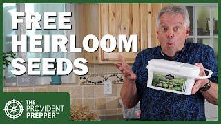 Survival Garden Seeds is Giving Away 3 Free Farmer's Heirloom Seed Vaults