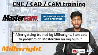 Mastercam training feedback - Mr.Jagdeesh - Millwright CNC CAD CAM training center