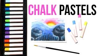 How to Use Water Soluble Chalk Pastels