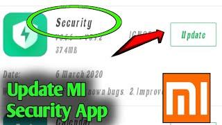 How to Update MI Security App in Redmi Phones