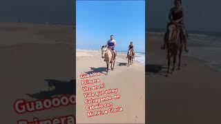 Primera vez montado en caballo