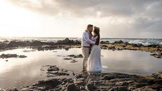 Danielle and Jonathan | Hawaii Wedding Video | North Shore Tide Pools