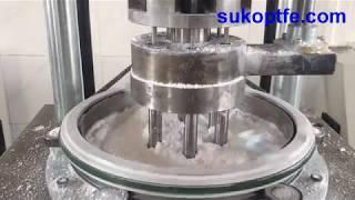 Plastic PTFE Tube Extrusion Machine Process Show