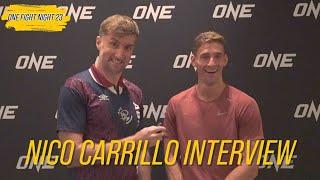 ONE Fight Night 23: Nico Carrillo talks about fighting Saemapetch, Haggerty, Superlek and Tawanchai