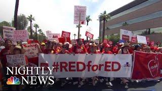 Thousands Of Arizona Teachers Protest For Better Education Funding | NBC Nightly News