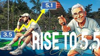 My Pickleball Journey to 5.0 and it Involves Ben Johns' Grandpa? | Rise to 5.5: Ep 3