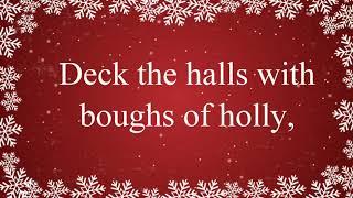 Deck the Halls with Lyrics   Christmas Songs and Carols / Christmas songs /  2022 Christmas song