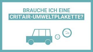 Die französische Crit'Air-Umweltplakette