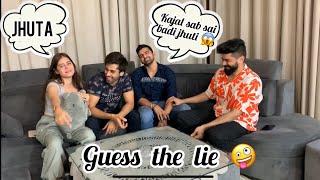 Jhut kisne bola ree || Guess the lies challenge  || @kajalthegreat @SahilDagar @hrithikvlogs5849