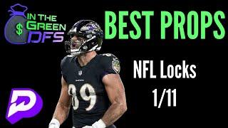 PRIZEPICKS NFL TODAY | BEST 5 BETS | SATURDAY 1/11/25 | NFL SUPER WILD-CARD WEEKEND | BONUS BETS 