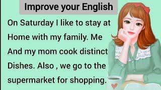 My weekend Routine || Improve your English ||learn English|| #english