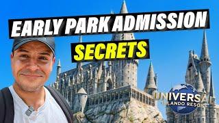 Early Park Admission SECRETS for Islands of Adventure in 2025