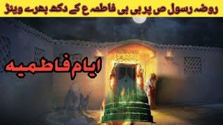 AYYAM E FATIMAIYA|Qayamat khaiz Masaib|Pur Dard Masaib Bibi Fatima sa|Ayam  2024| MN Jaffray channel