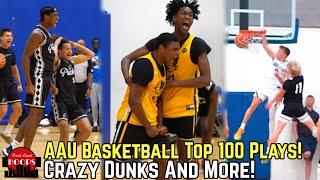 Top 100 AAU Basketball Plays Of 2024! Dunks, Game Winners, And More!