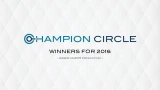 Congratulations to Our Champion's Circle Award Winners!!