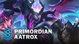 Primordian Aatrox Skin Spotlight - League of Legends