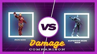 Buffed Superior Iron Man Vs Iron Man | Is He Finally Superior? | Marvel Contest Of Champions