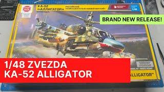 Zvezda 1/48 KA-52 Alligator: A look inside the box